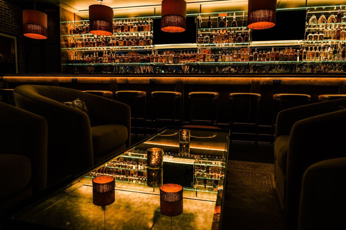 The main lounge at Caché